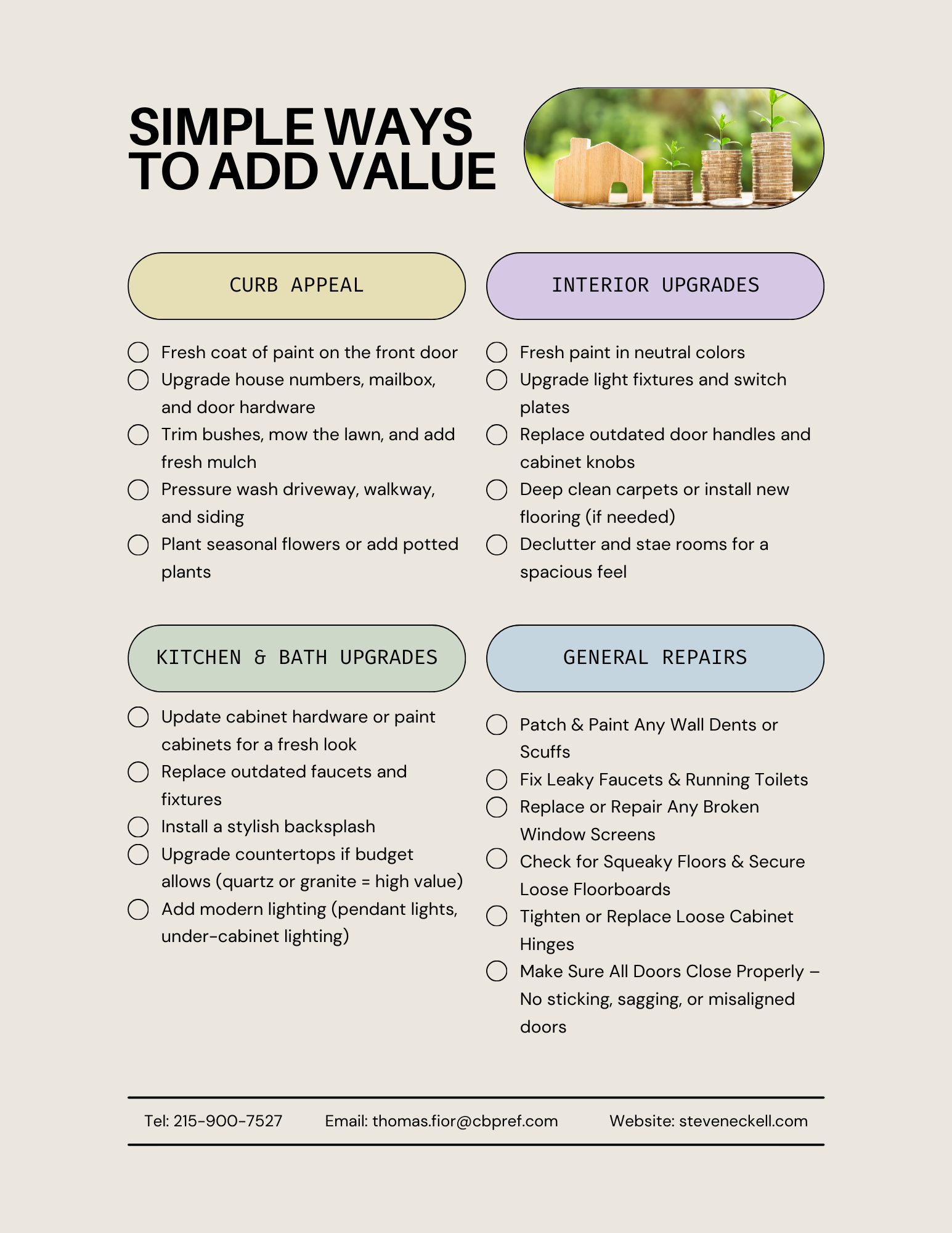 Add Value Check List